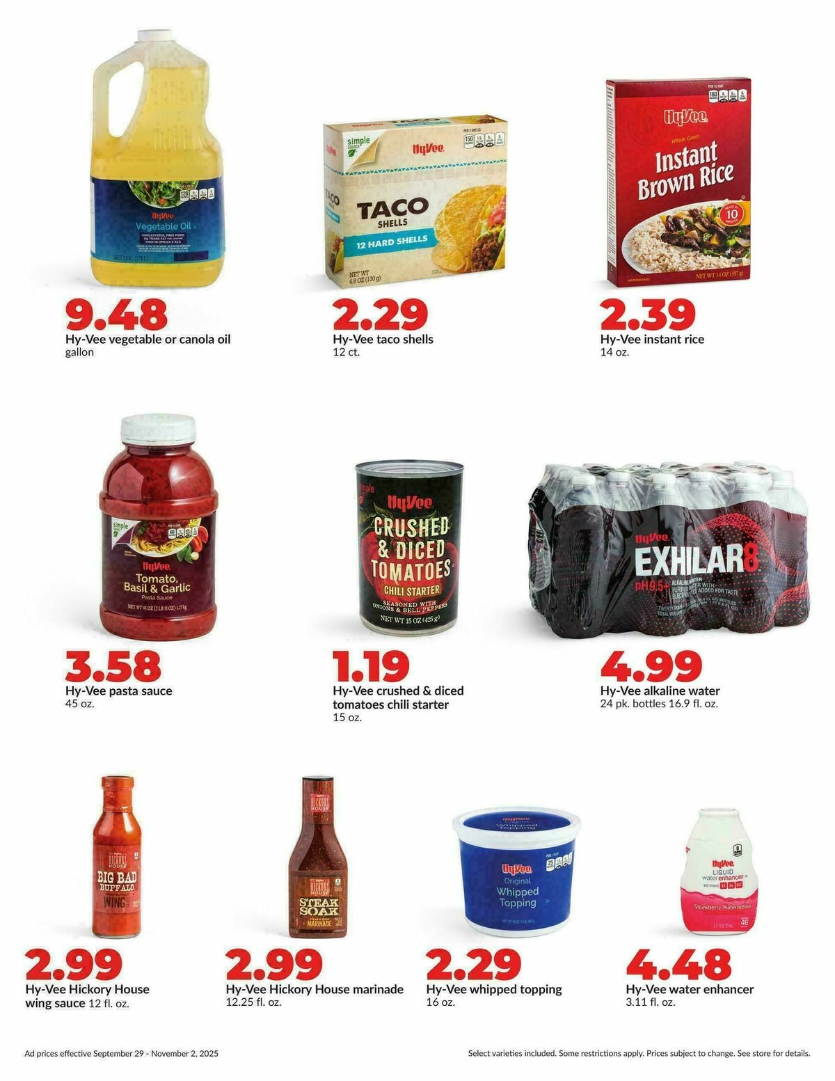 Hy-Vee Monthly Weekly Ad from September 29