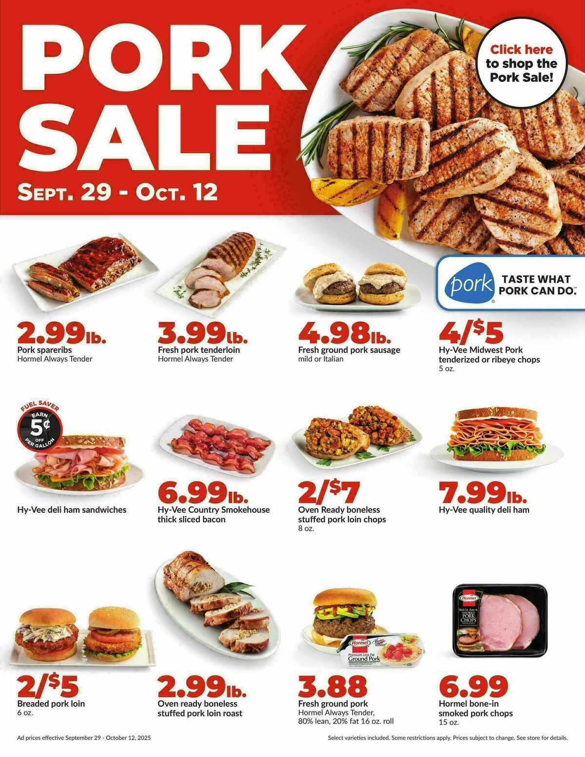 Hy-Vee Weekly Ad from October 6