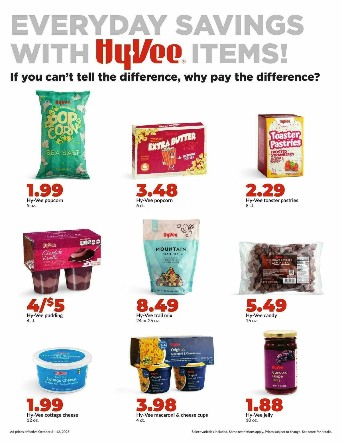 Hy-Vee Weekly Ad from October 6
