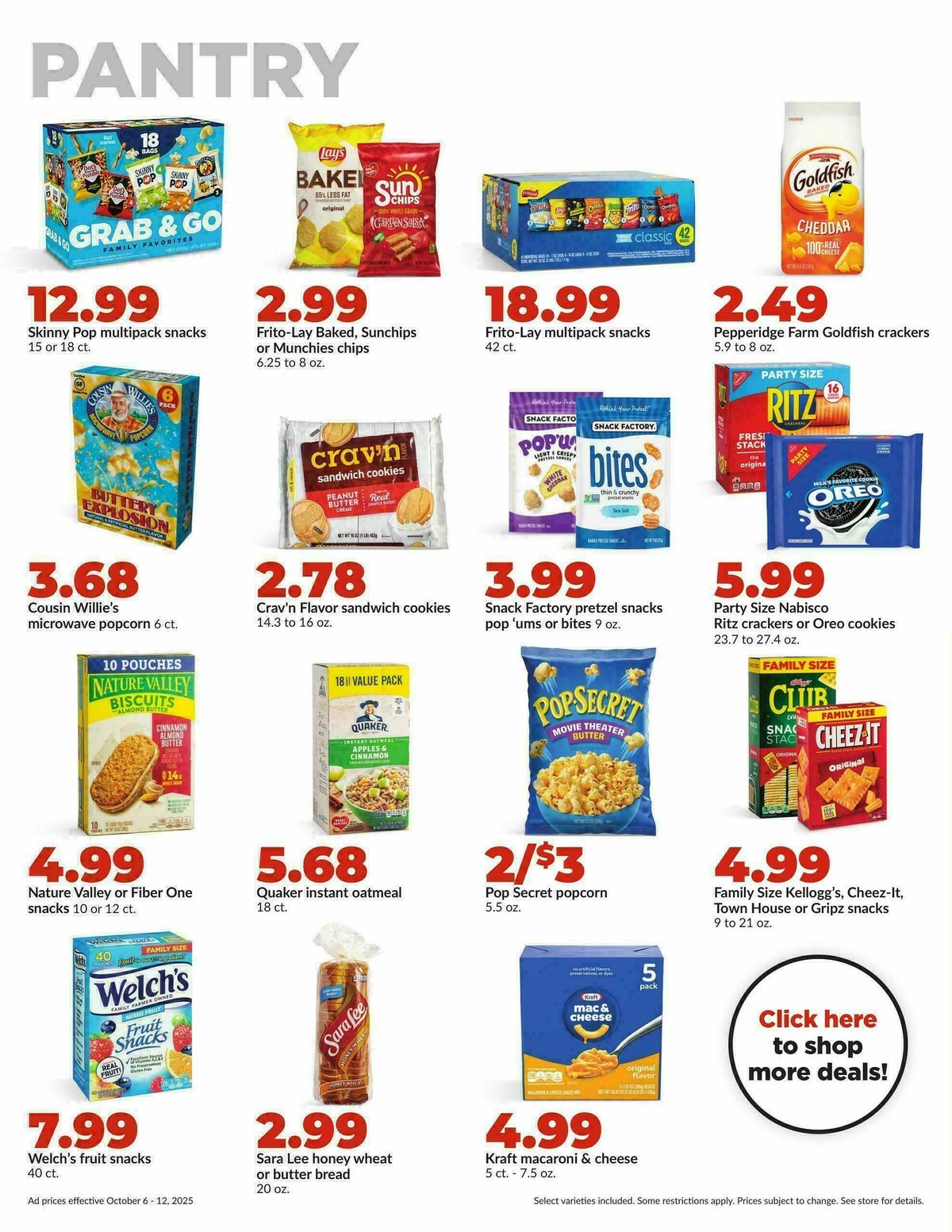 Hy-Vee Weekly Ad from October 6