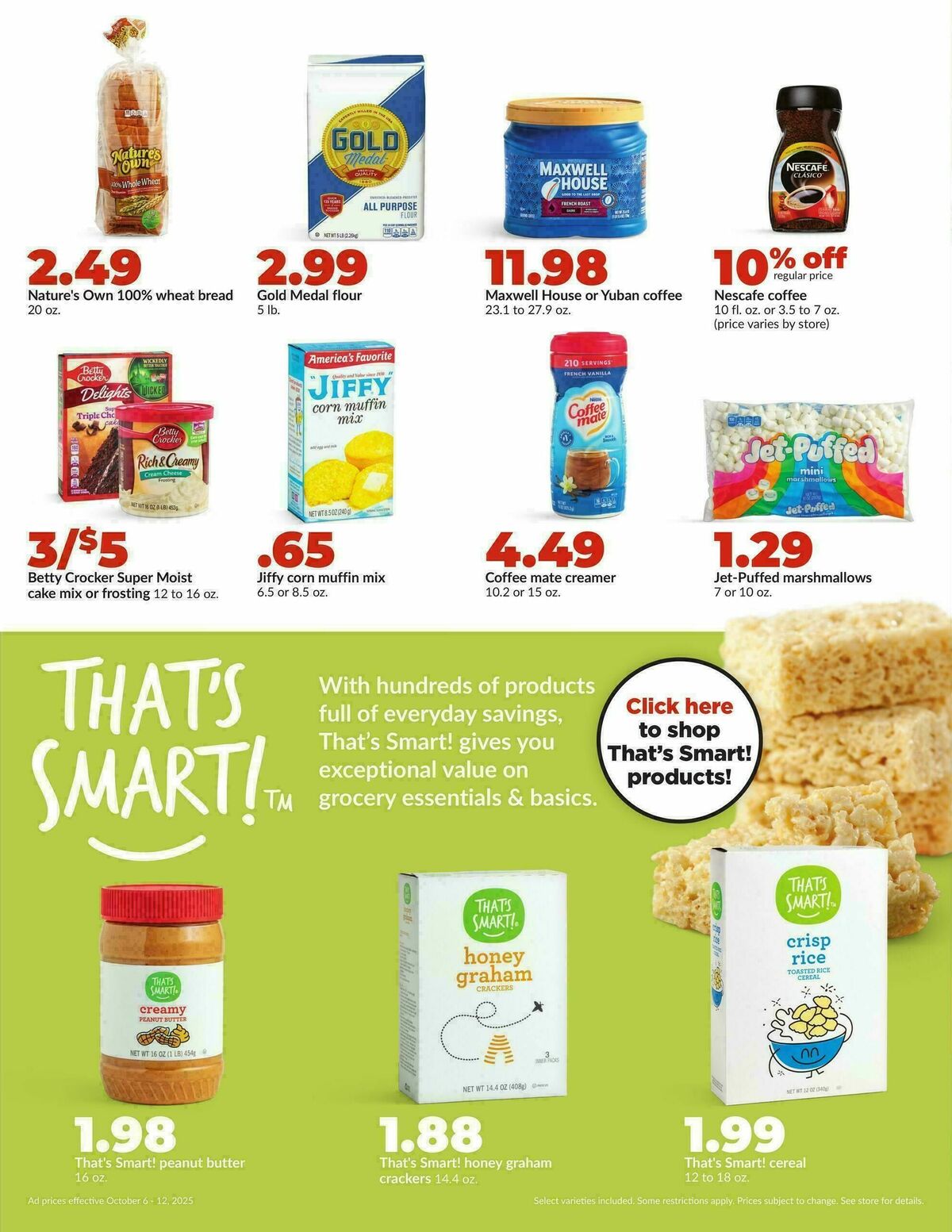 Hy-Vee Weekly Ad from October 6