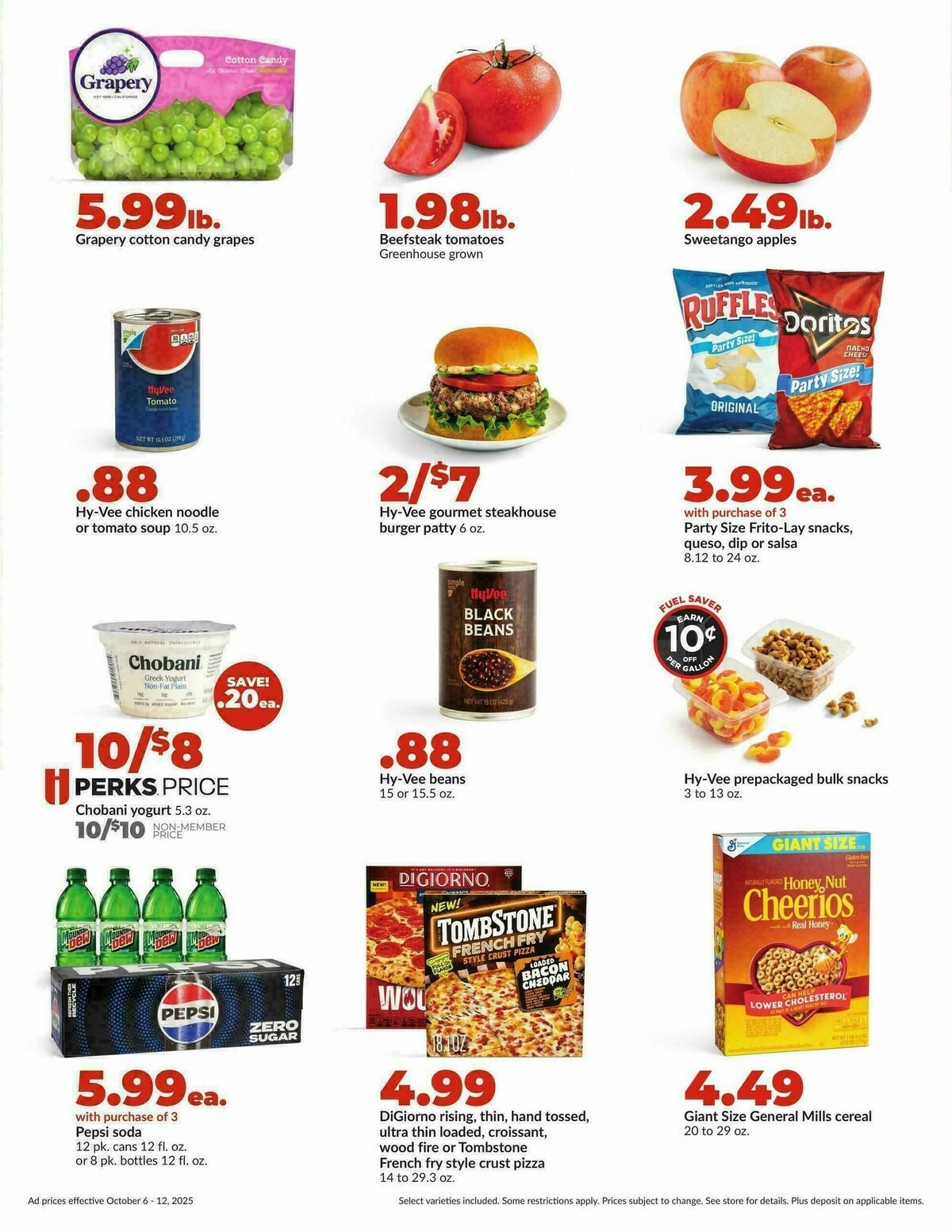 Hy-Vee Weekly Ad from October 6