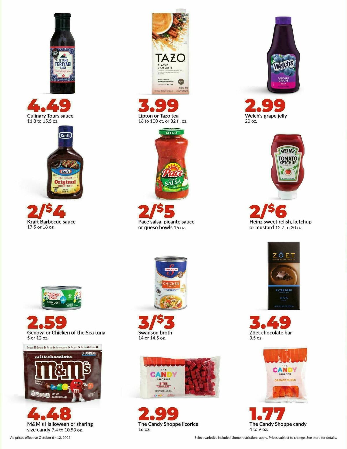 Hy-Vee Weekly Ad from October 6
