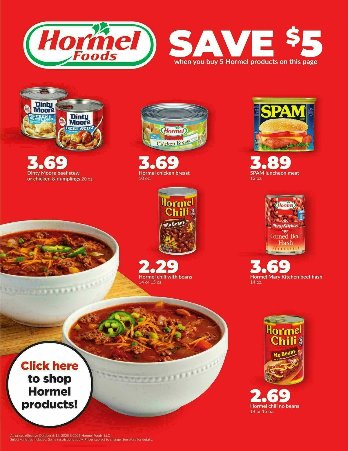 Hy-Vee Weekly Ad from October 6