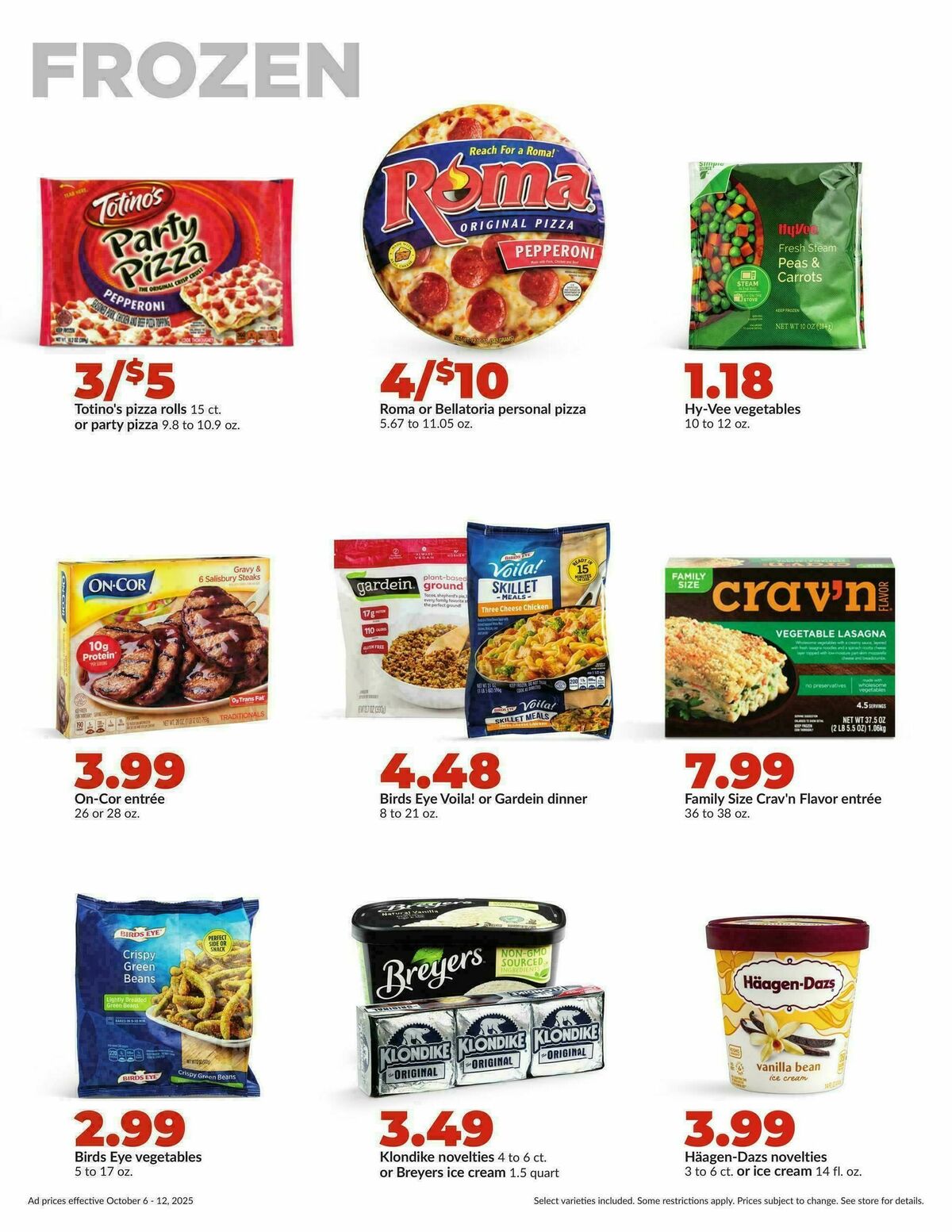 Hy-Vee Weekly Ad from October 6