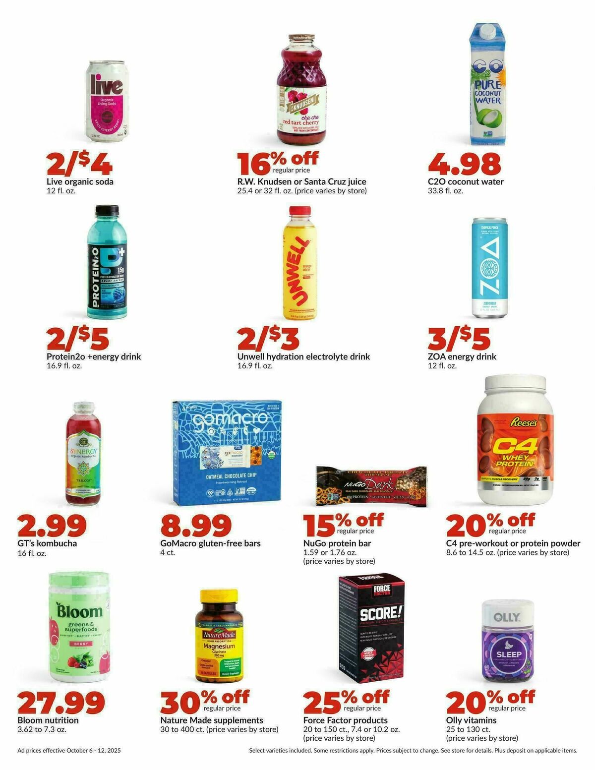 Hy-Vee Weekly Ad from October 6