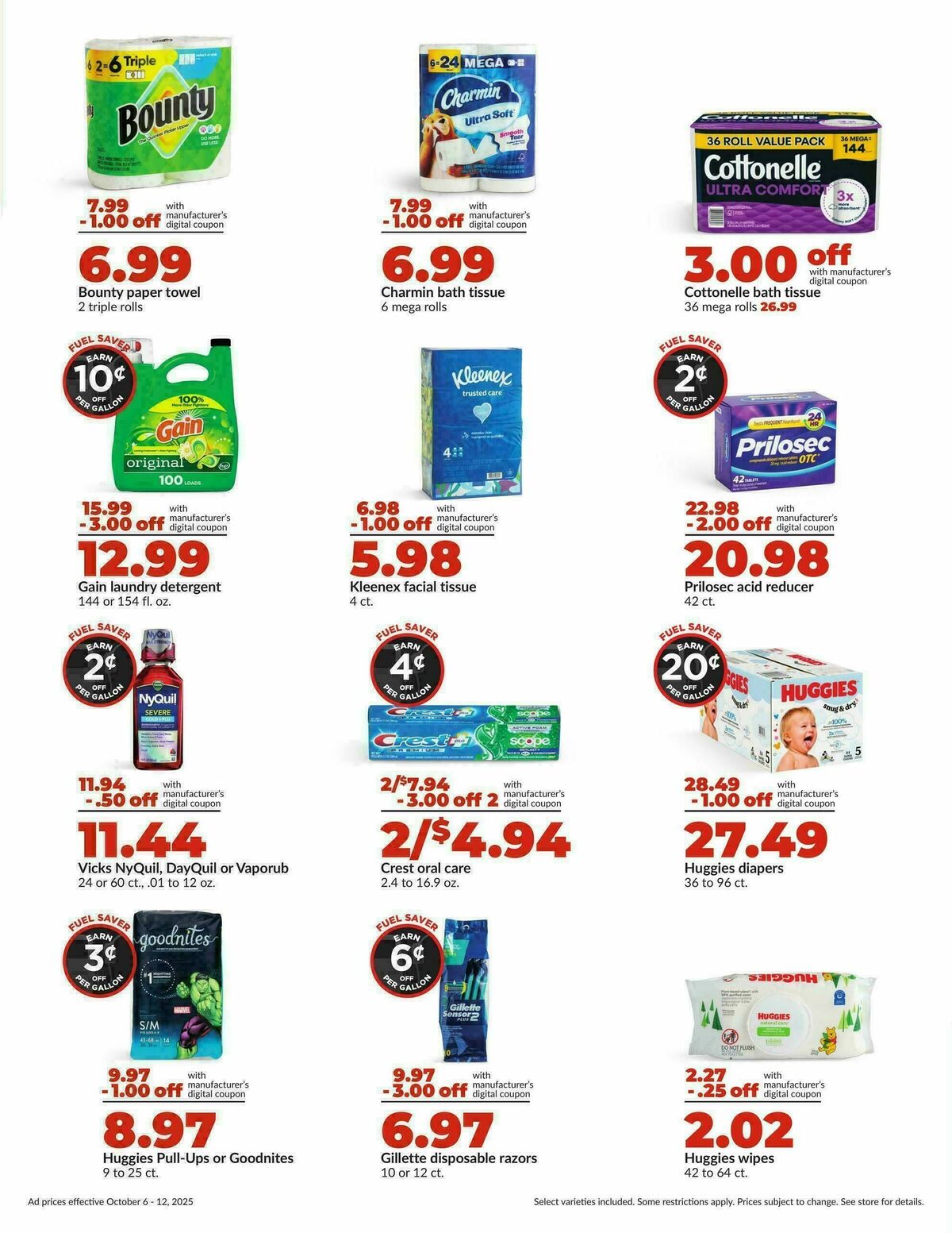 Hy-Vee Weekly Ad from October 6