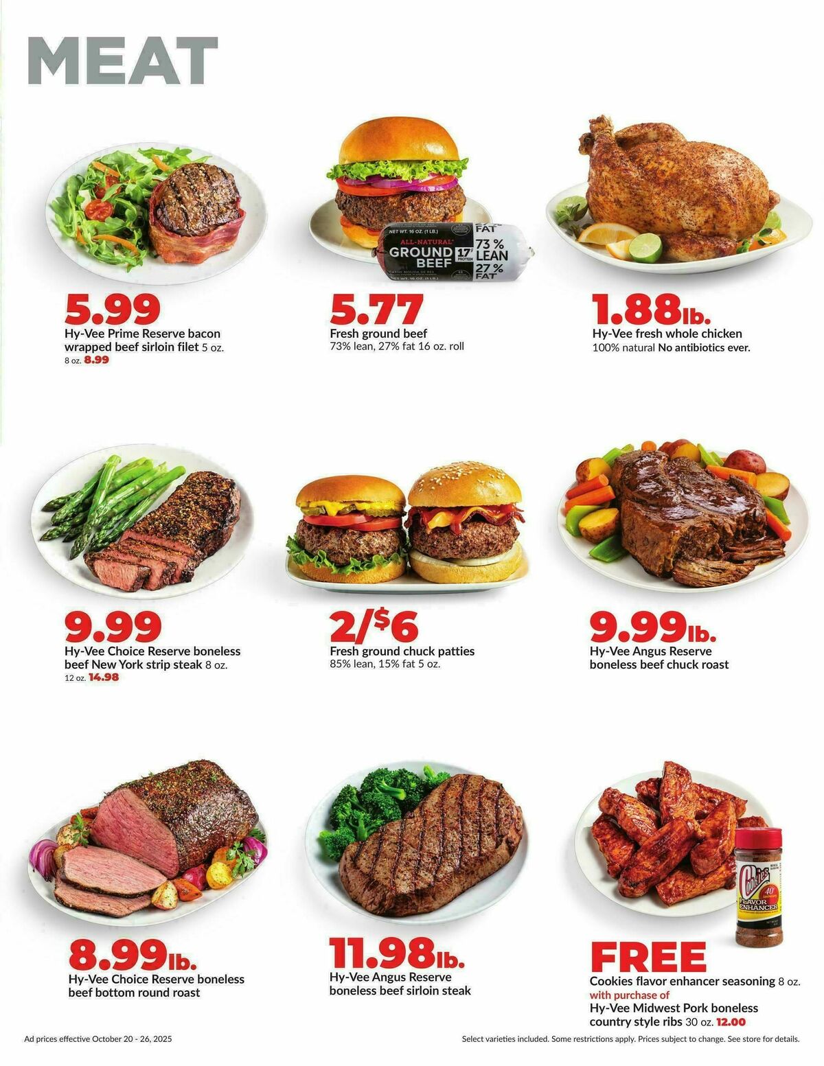 Hy-Vee Weekly Ad from October 20