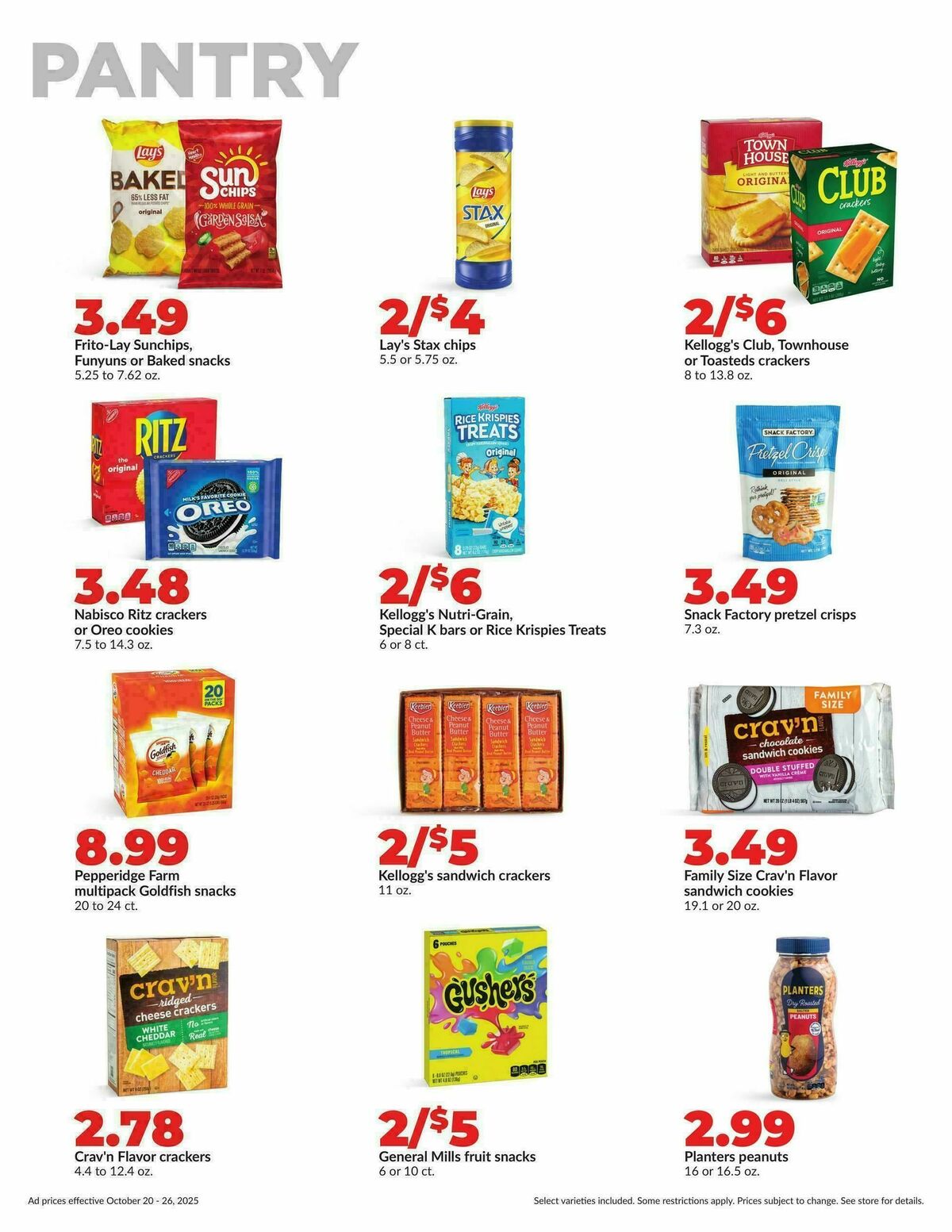 Hy-Vee Weekly Ad from October 20