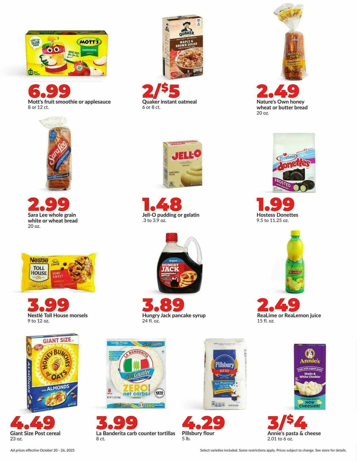 Hy-Vee Weekly Ad from October 20