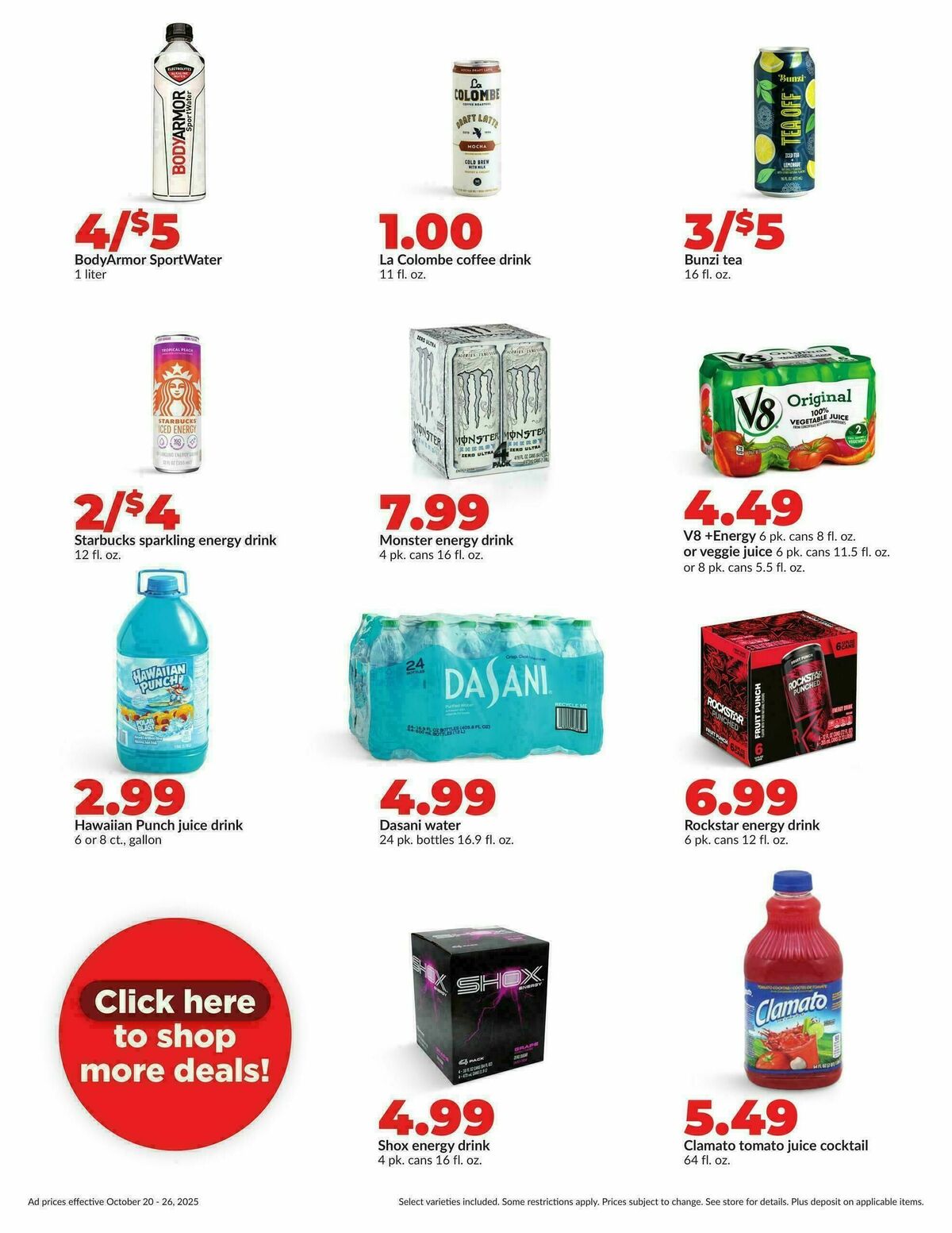 Hy-Vee Weekly Ad from October 20