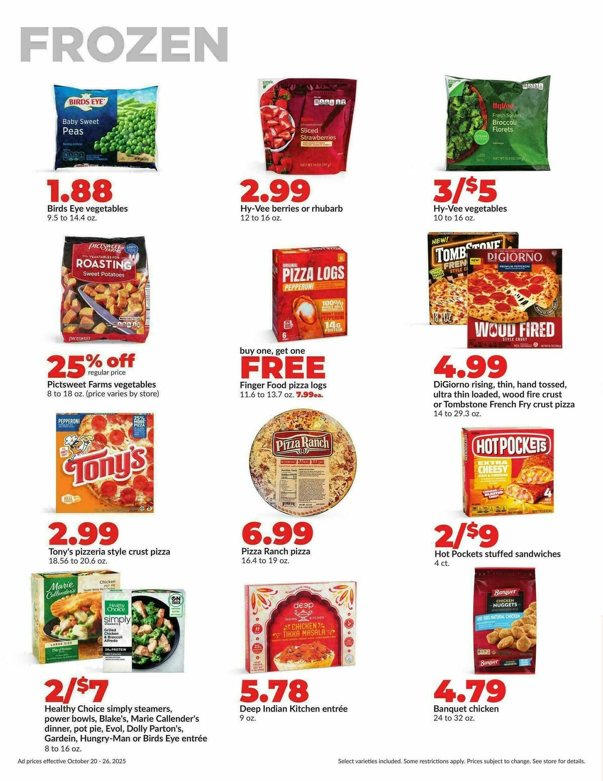 Hy-Vee Weekly Ad from October 20