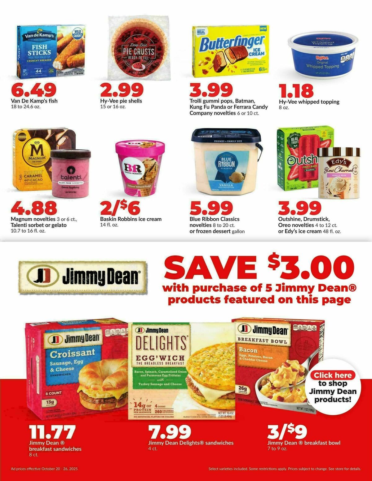 Hy-Vee Weekly Ad from October 20