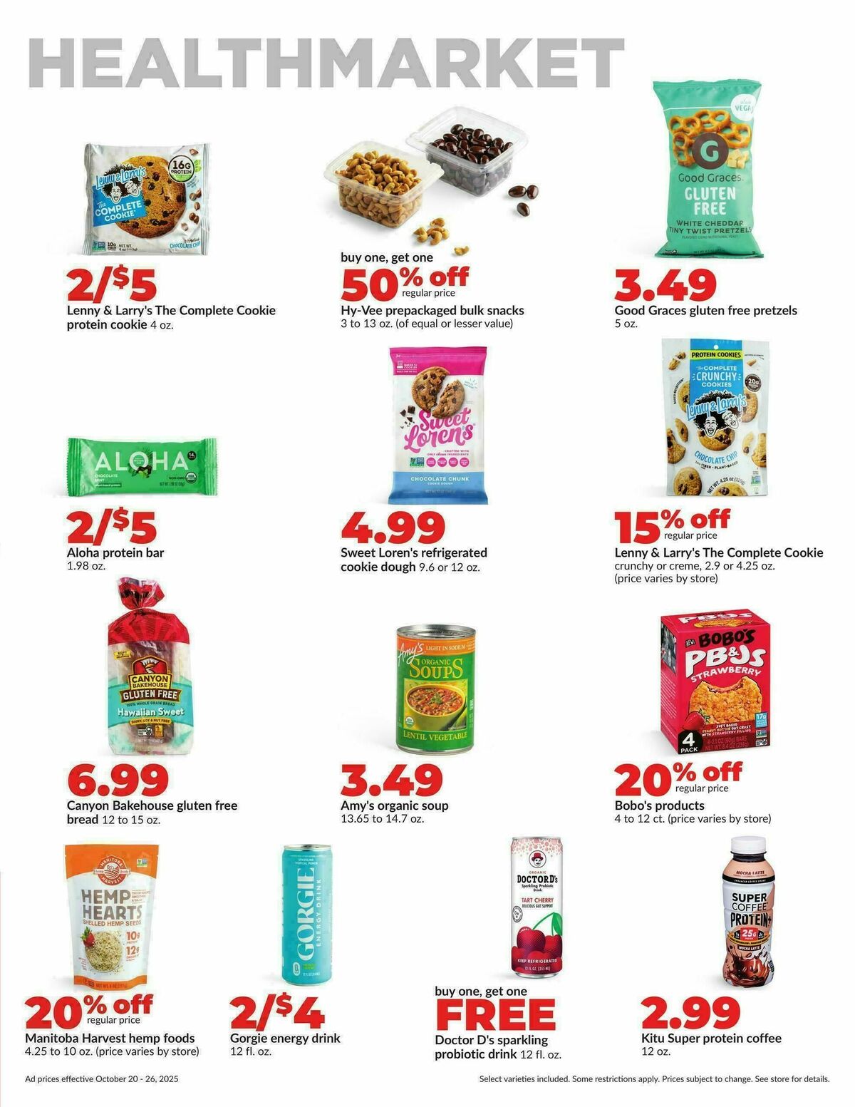 Hy-Vee Weekly Ad from October 20
