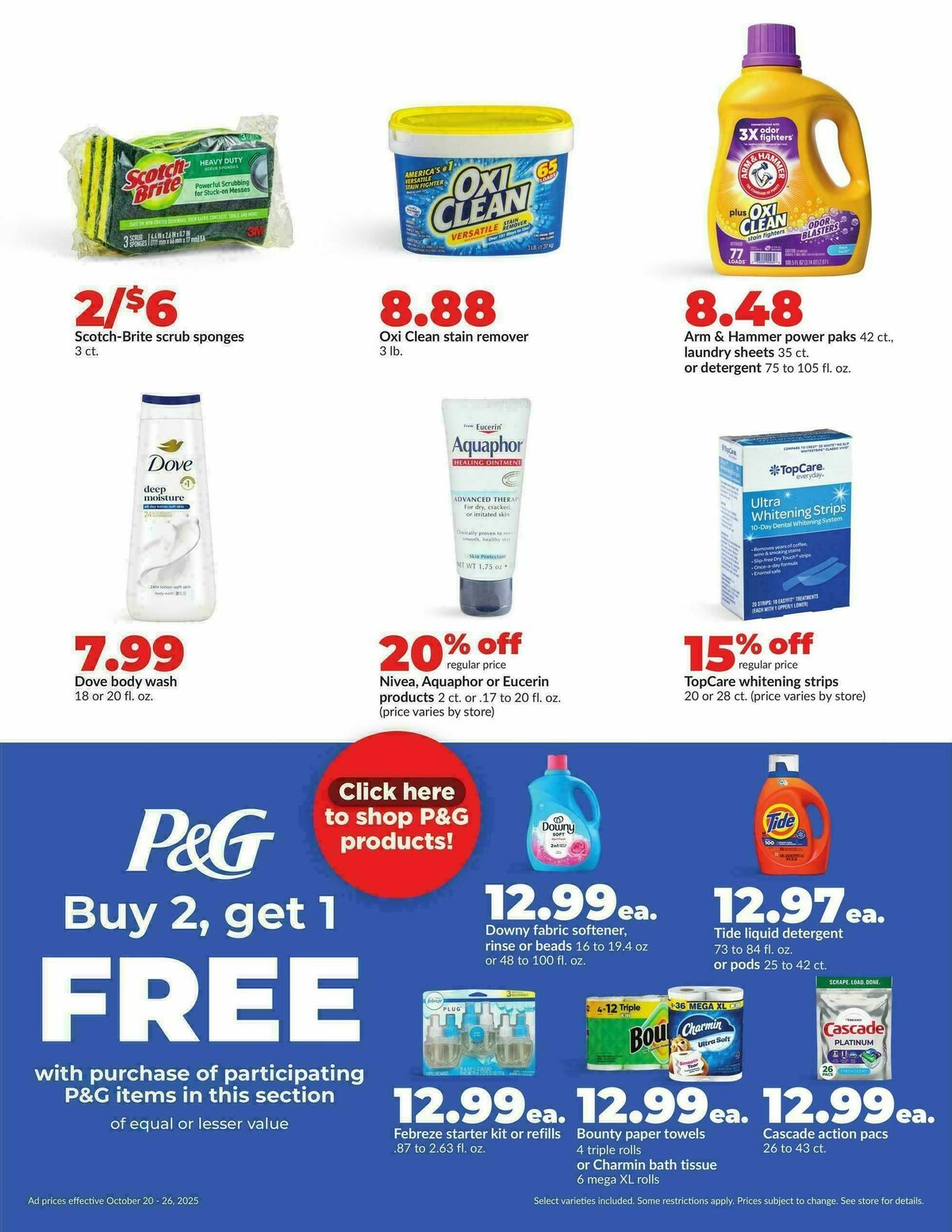 Hy-Vee Weekly Ad from October 20