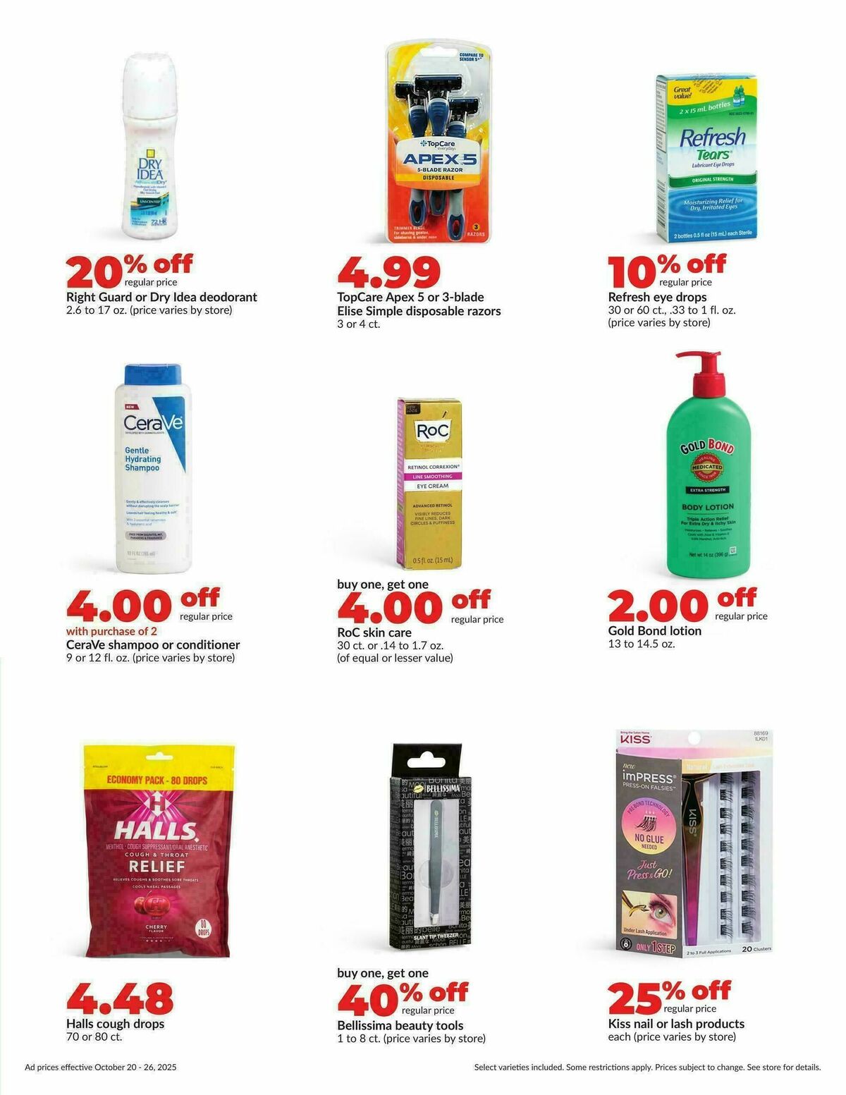 Hy-Vee Weekly Ad from October 20