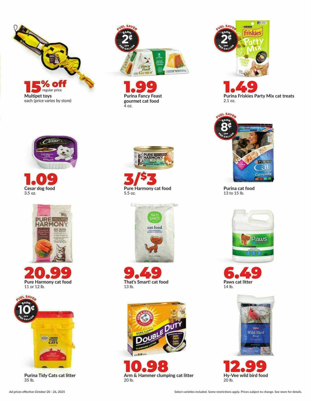 Hy-Vee Weekly Ad from October 20