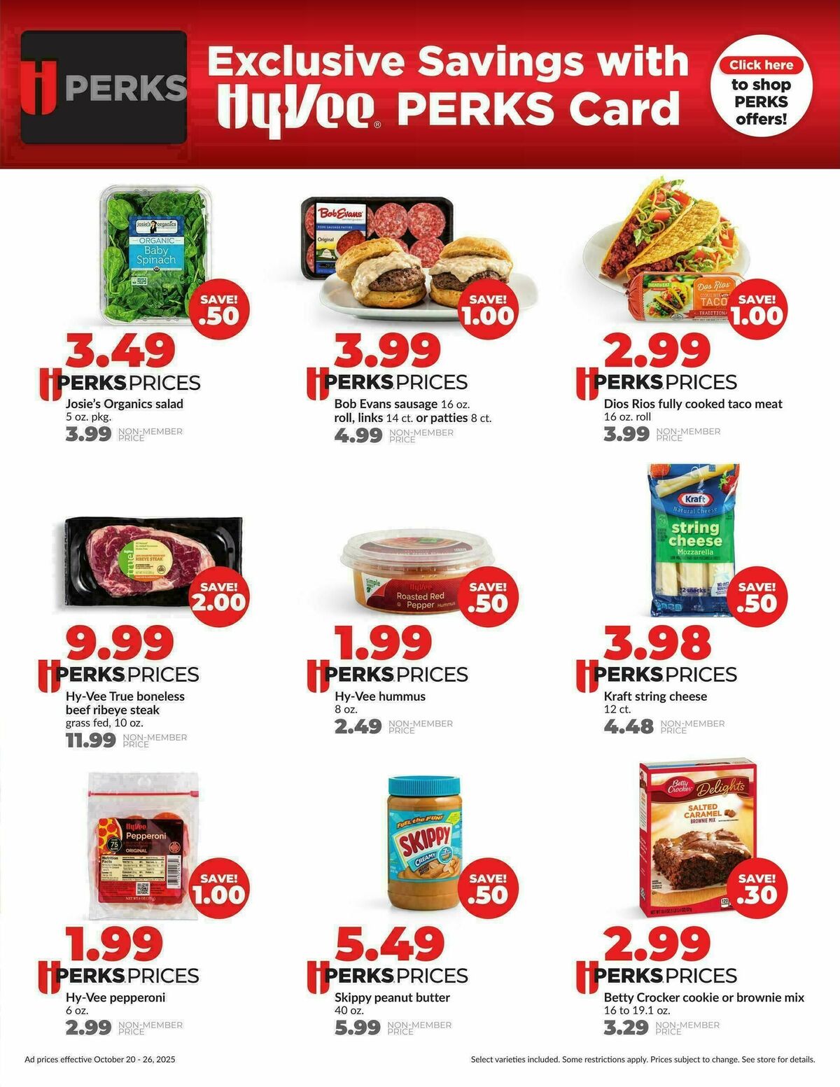 Hy-Vee Weekly Ad from October 20