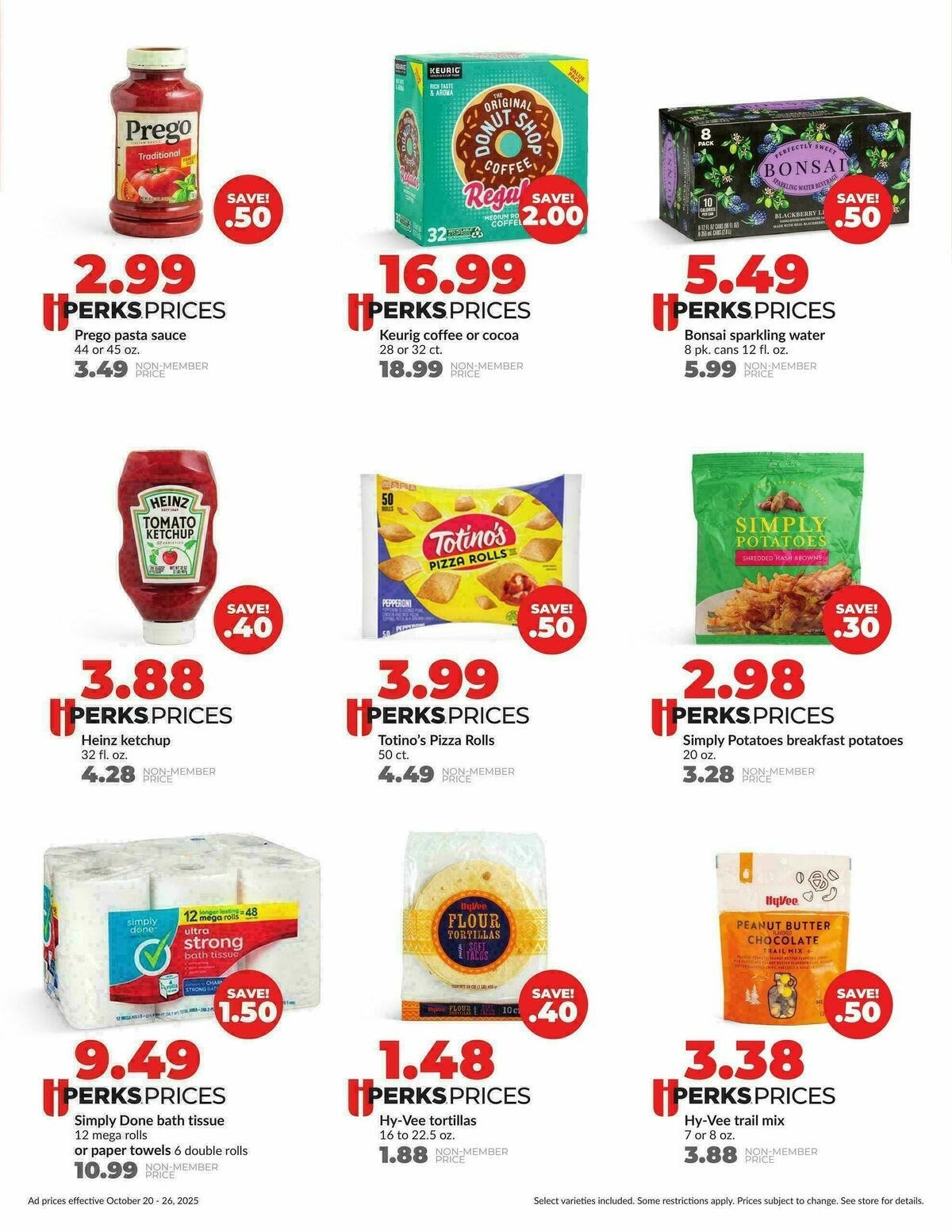 Hy-Vee Weekly Ad from October 20