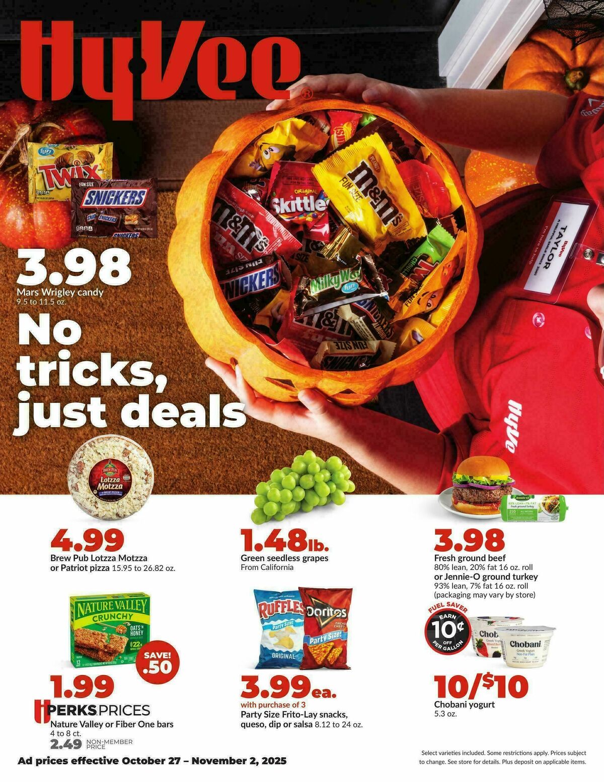 Hy-Vee Weekly Ad from October 27