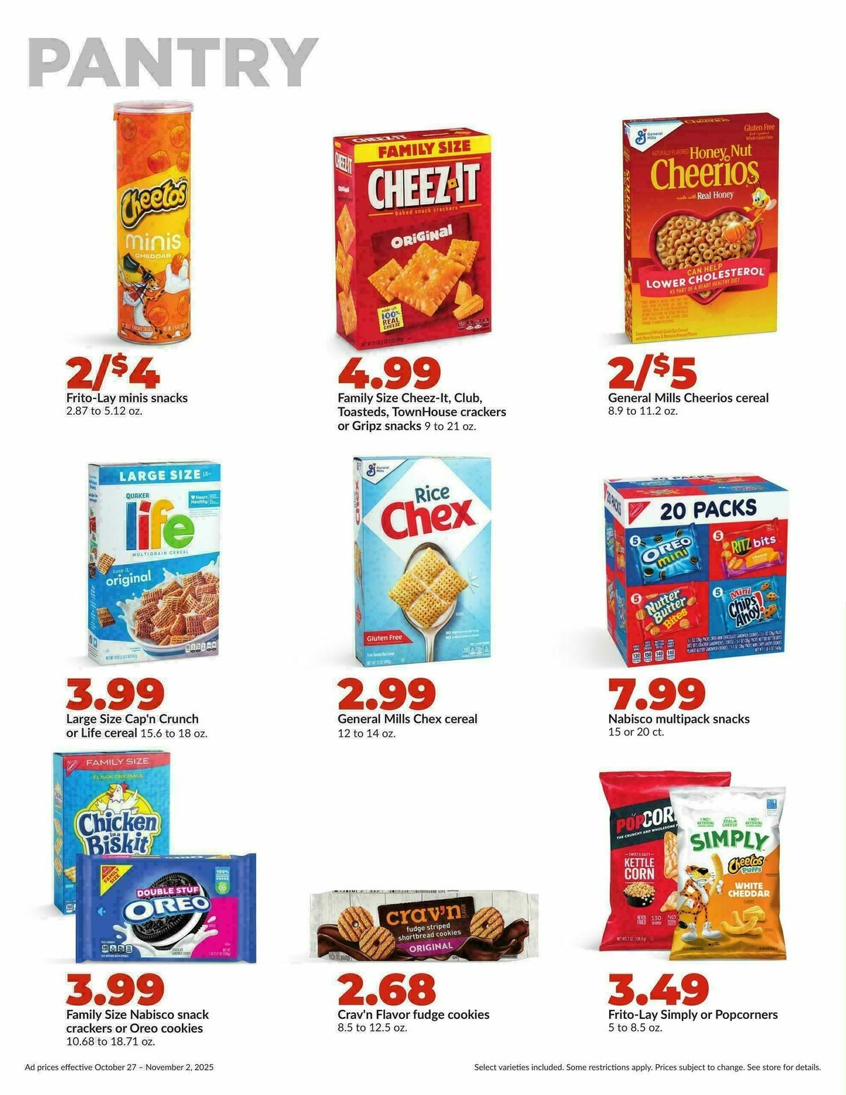 Hy-Vee Weekly Ad from October 27
