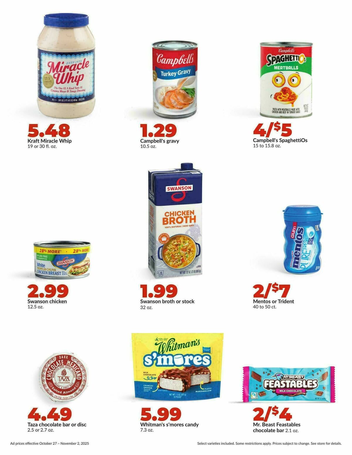 Hy-Vee Weekly Ad from October 27