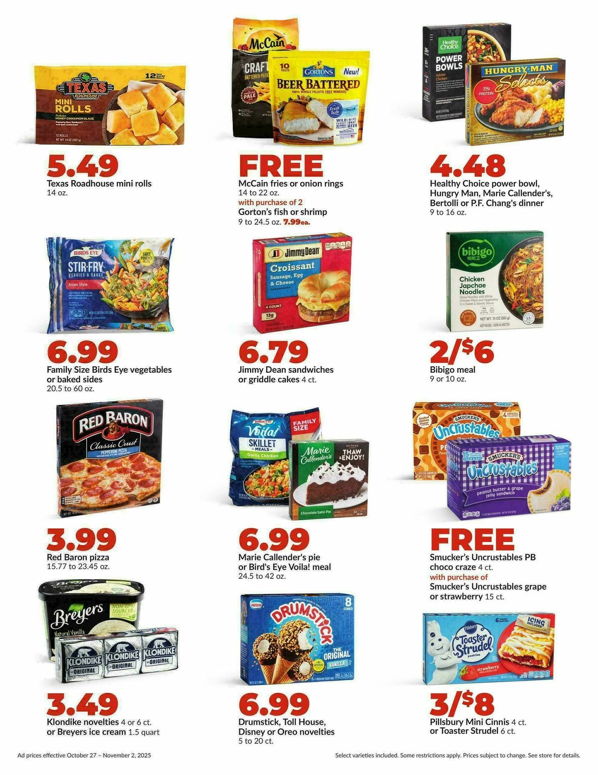 Hy-Vee Weekly Ad from October 27
