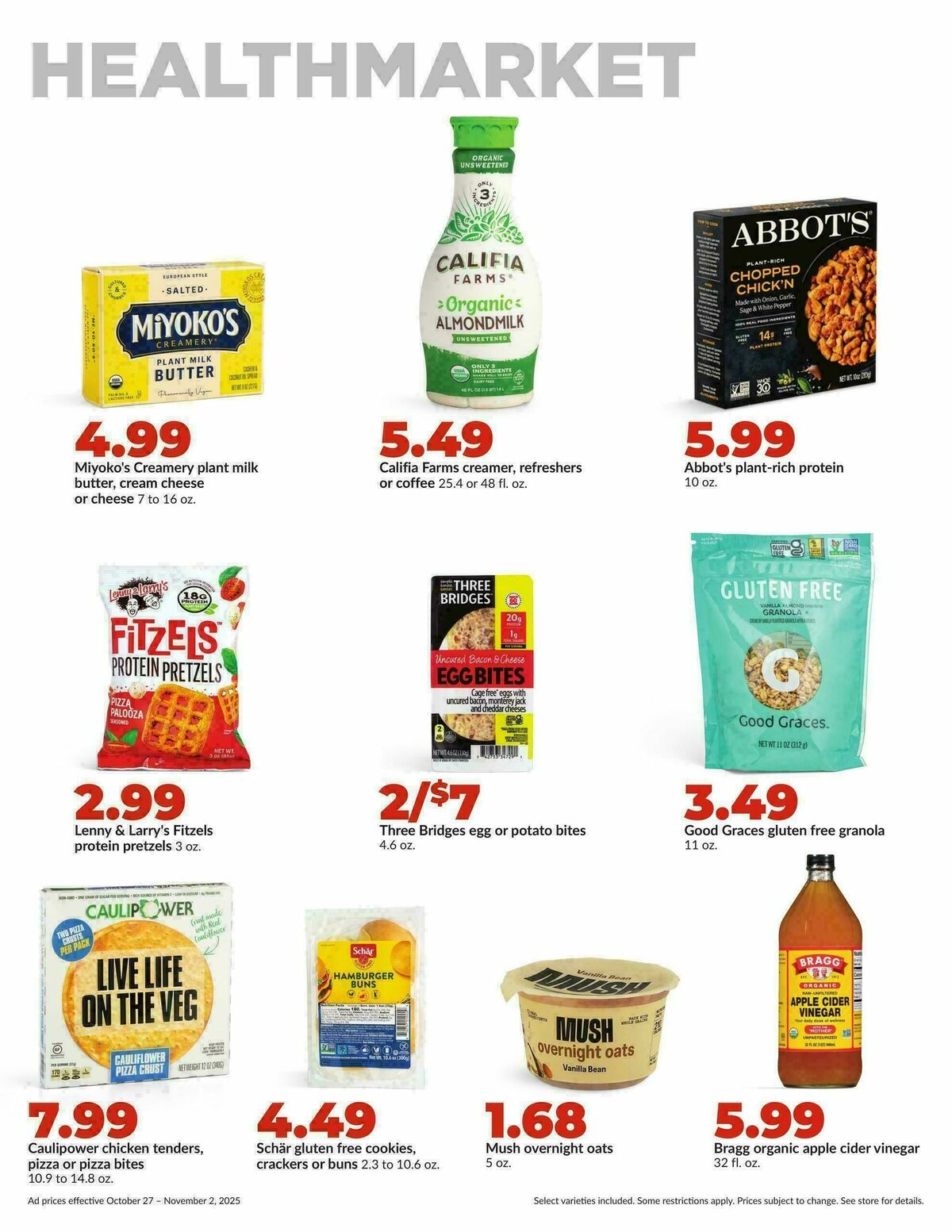 Hy-Vee Weekly Ad from October 27