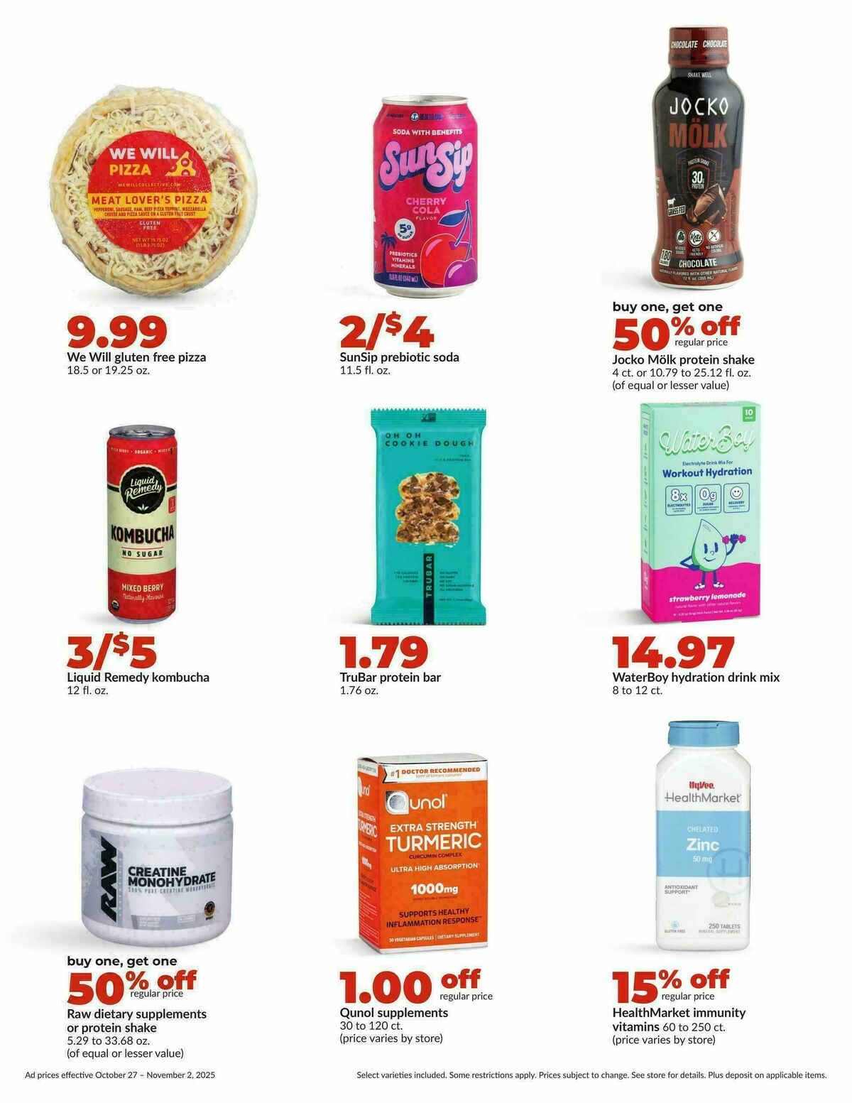 Hy-Vee Weekly Ad from October 27
