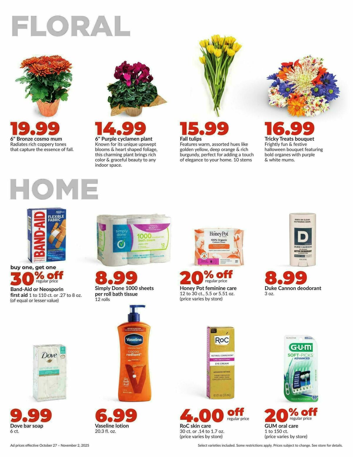 Hy-Vee Weekly Ad from October 27
