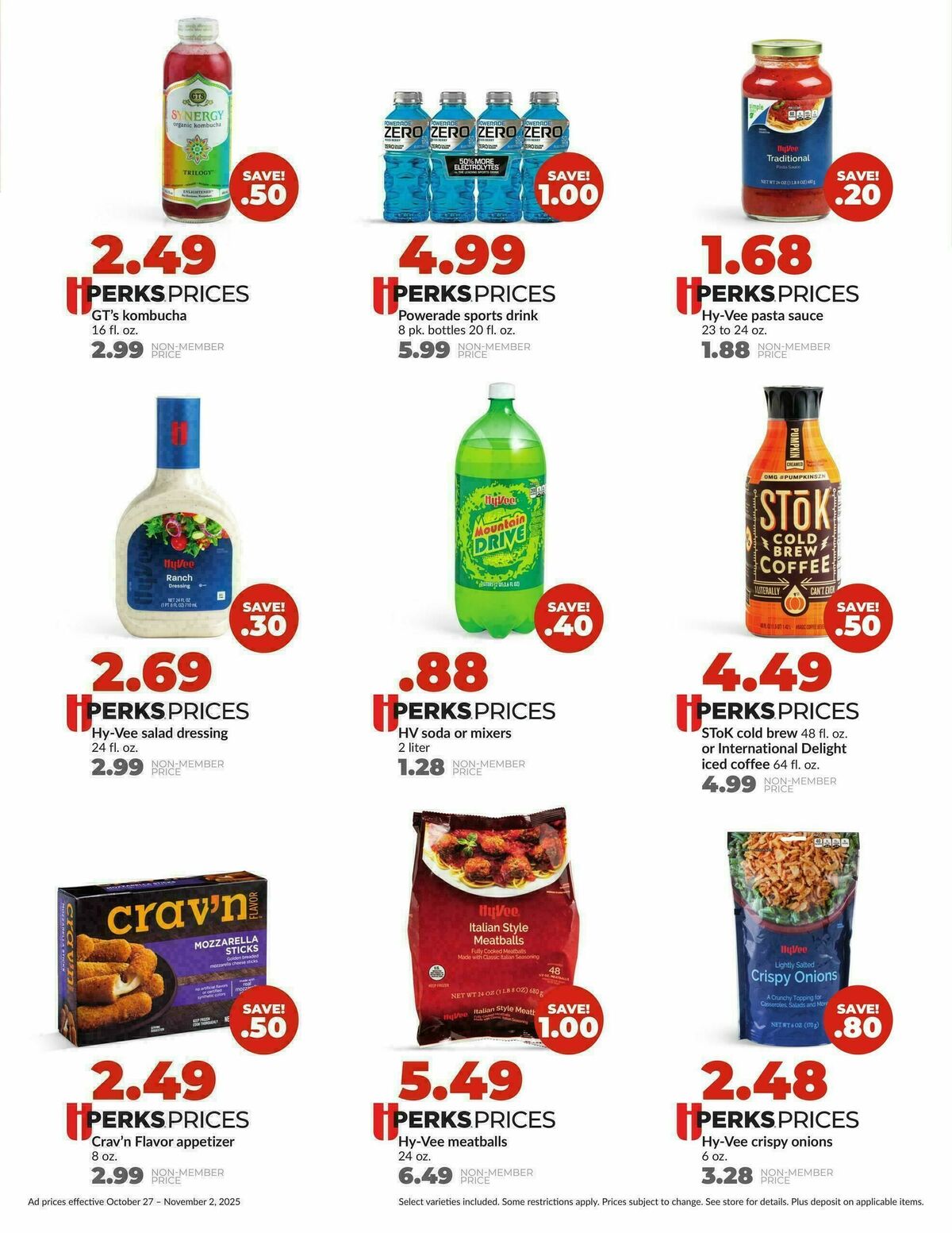 Hy-Vee Weekly Ad from October 27