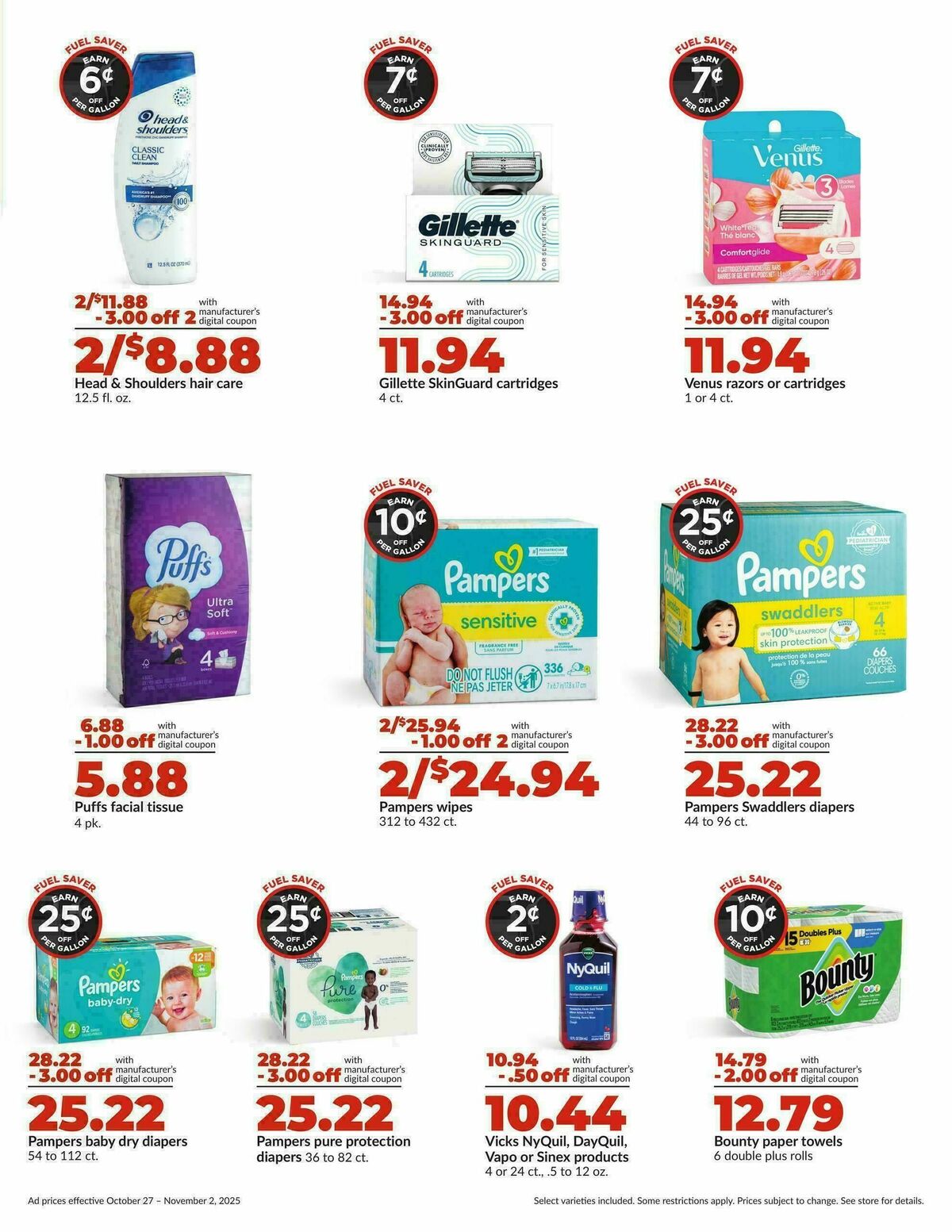 Hy-Vee Weekly Ad from October 27