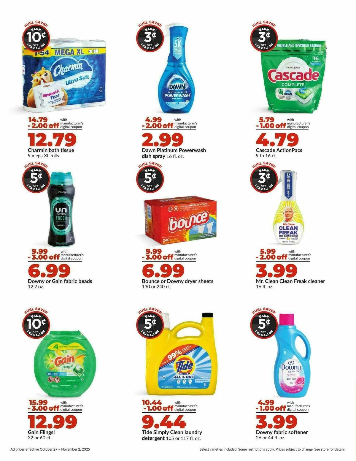 Hy-Vee Weekly Ad from October 27