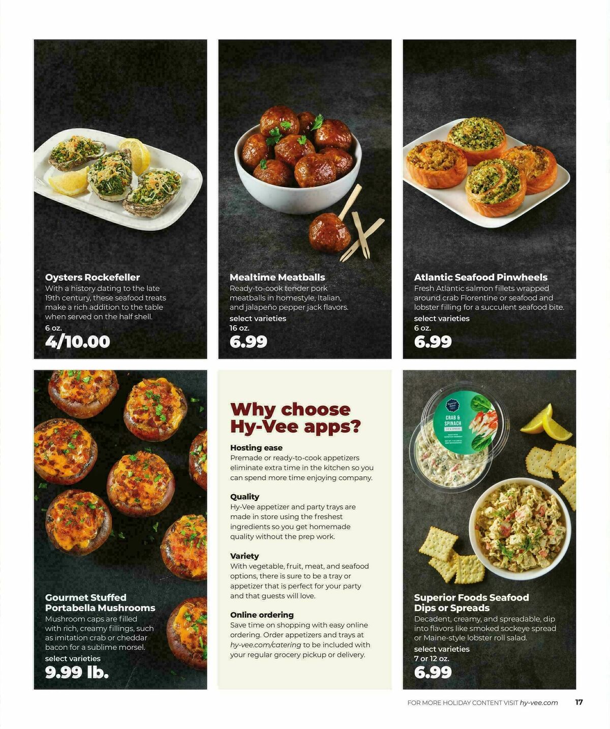 Hy-Vee HOLIDAY ENTERTAINING Weekly Ad from November 10