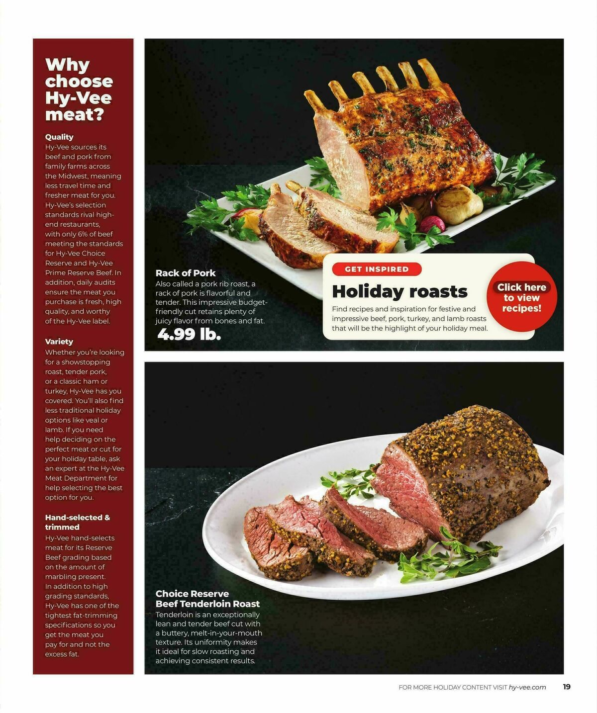 Hy-Vee HOLIDAY ENTERTAINING Weekly Ad from November 10