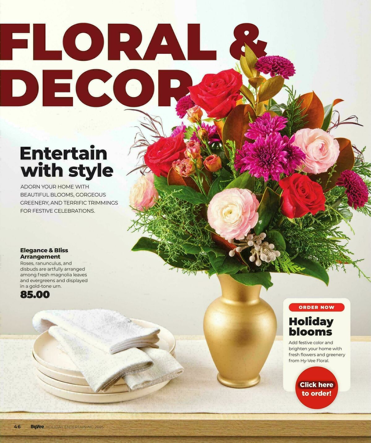 Hy-Vee HOLIDAY ENTERTAINING Weekly Ad from November 10