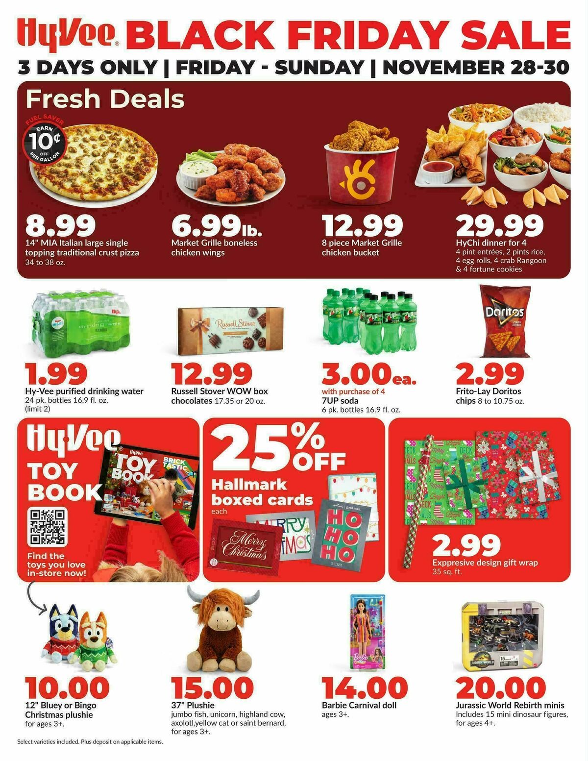 Hy-Vee Black Friday Sale Weekly Ad from November 28