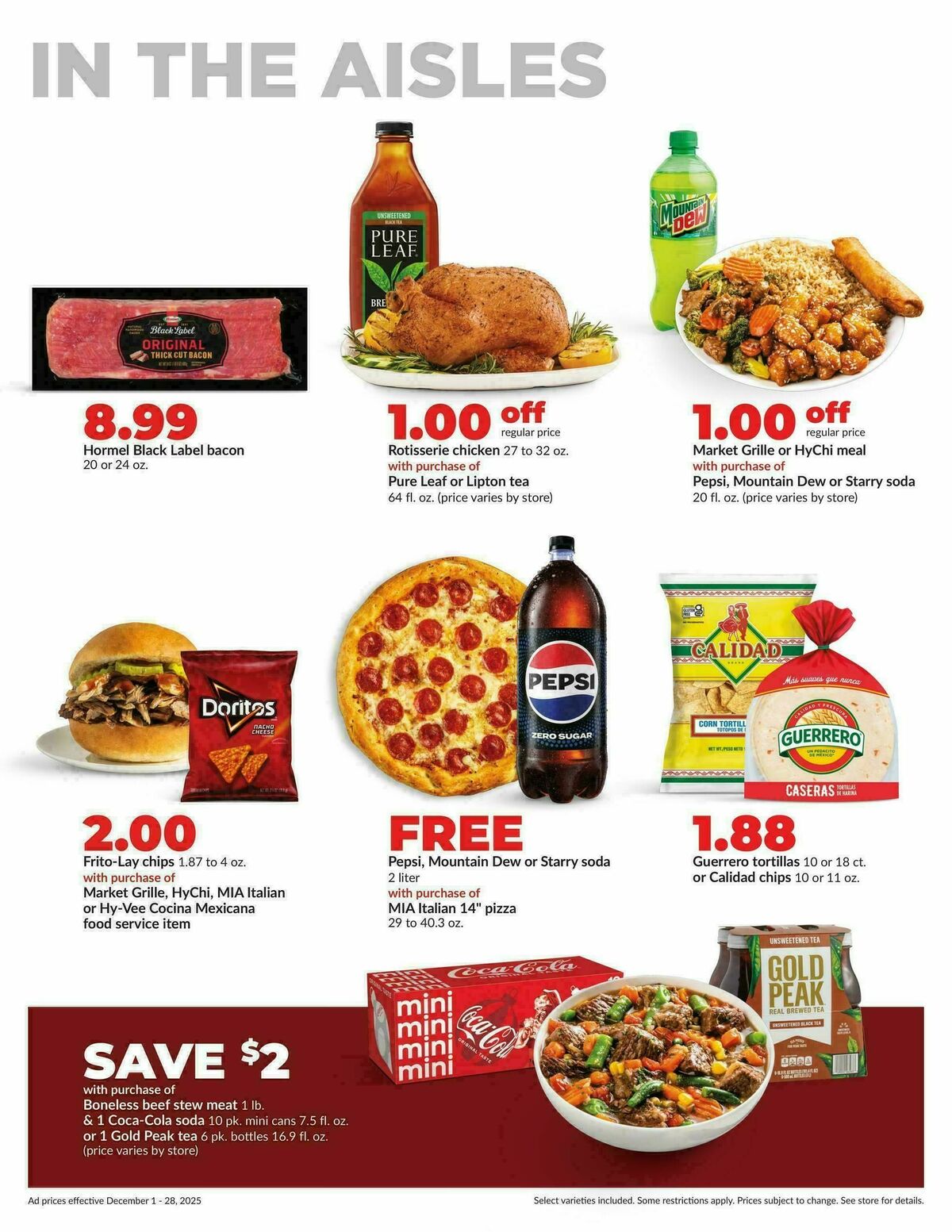 Hy-Vee DEALS GOOD ALL MONTH LONG! Weekly Ad from December 1