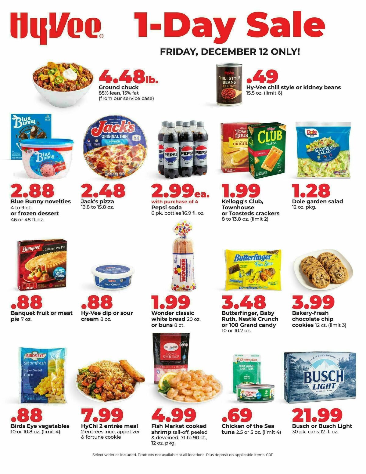 Hy-Vee 1-Day Sale! Weekly Ad from December 12