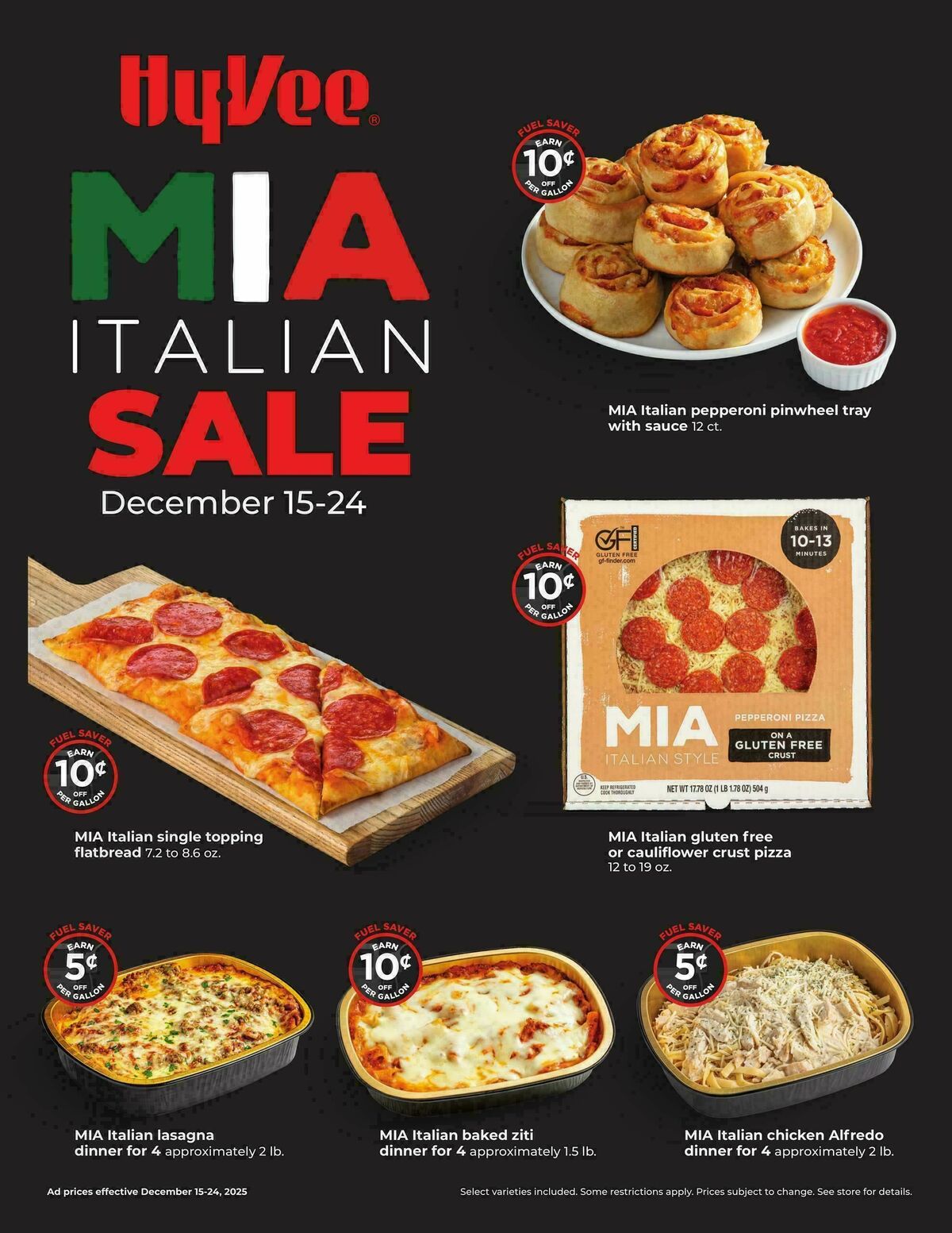 Hy-Vee Mia Italian Sale Weekly Ad from December 15