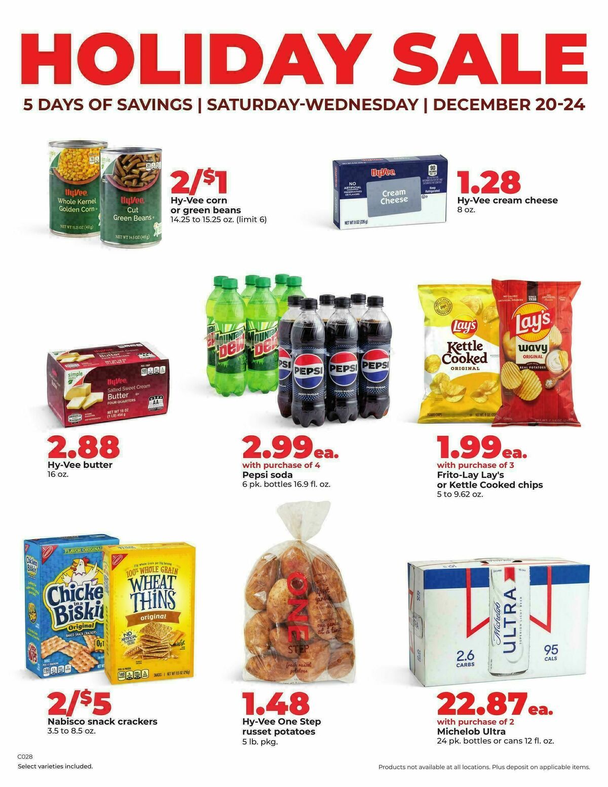 Hy-Vee Holiday Sale Weekly Ad from December 20