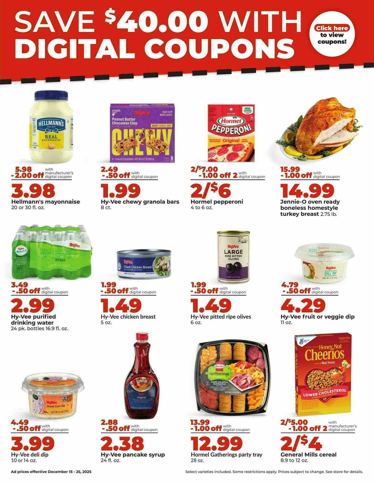 Hy-Vee Weekly Ad from December 15