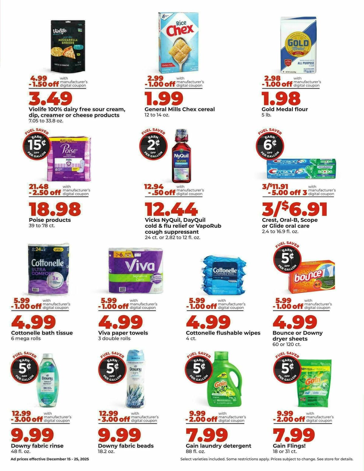 Hy-Vee Weekly Ad from December 15
