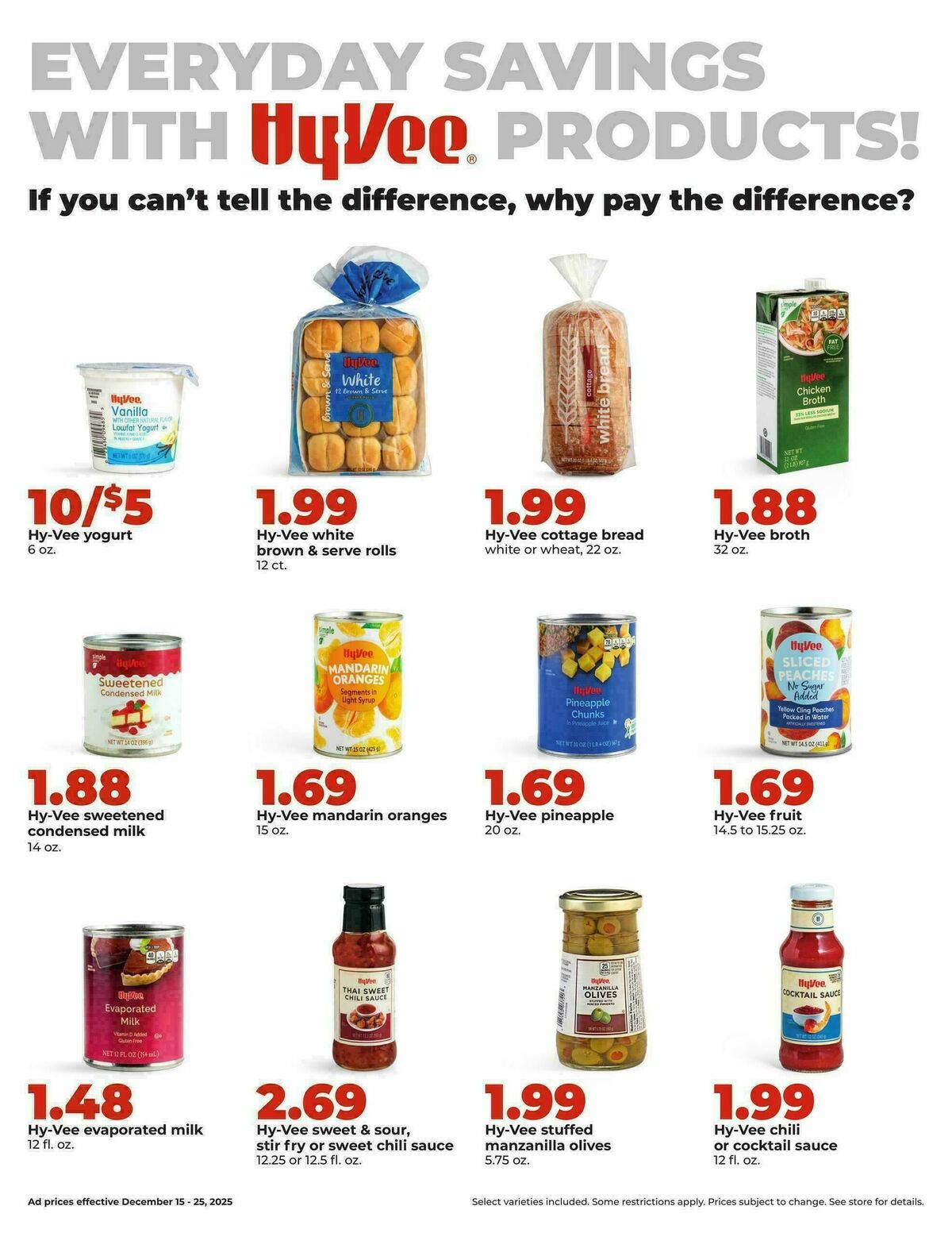 Hy-Vee Weekly Ad from December 15