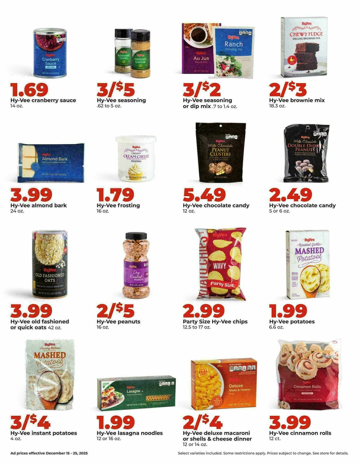Hy-Vee Weekly Ad from December 15