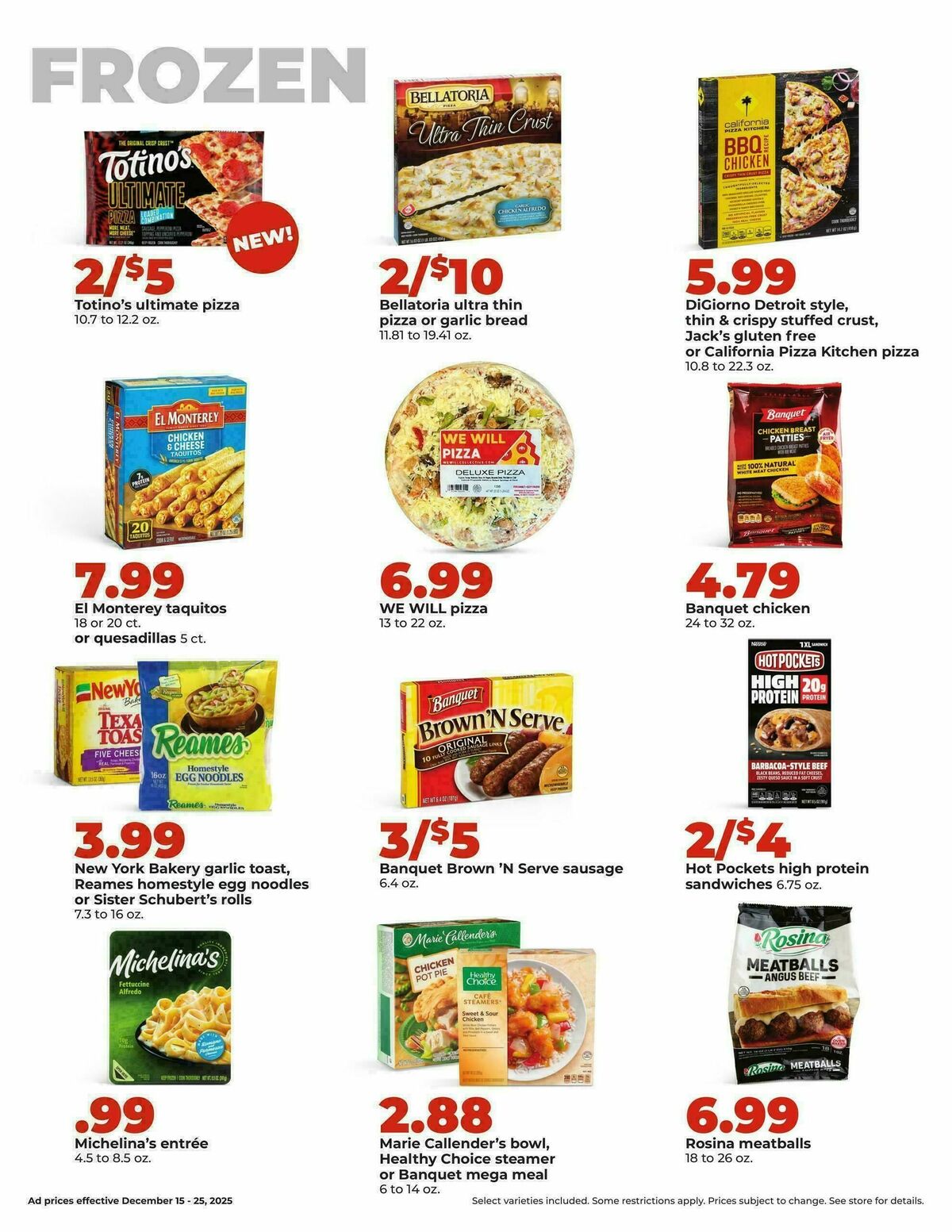 Hy-Vee Weekly Ad from December 15