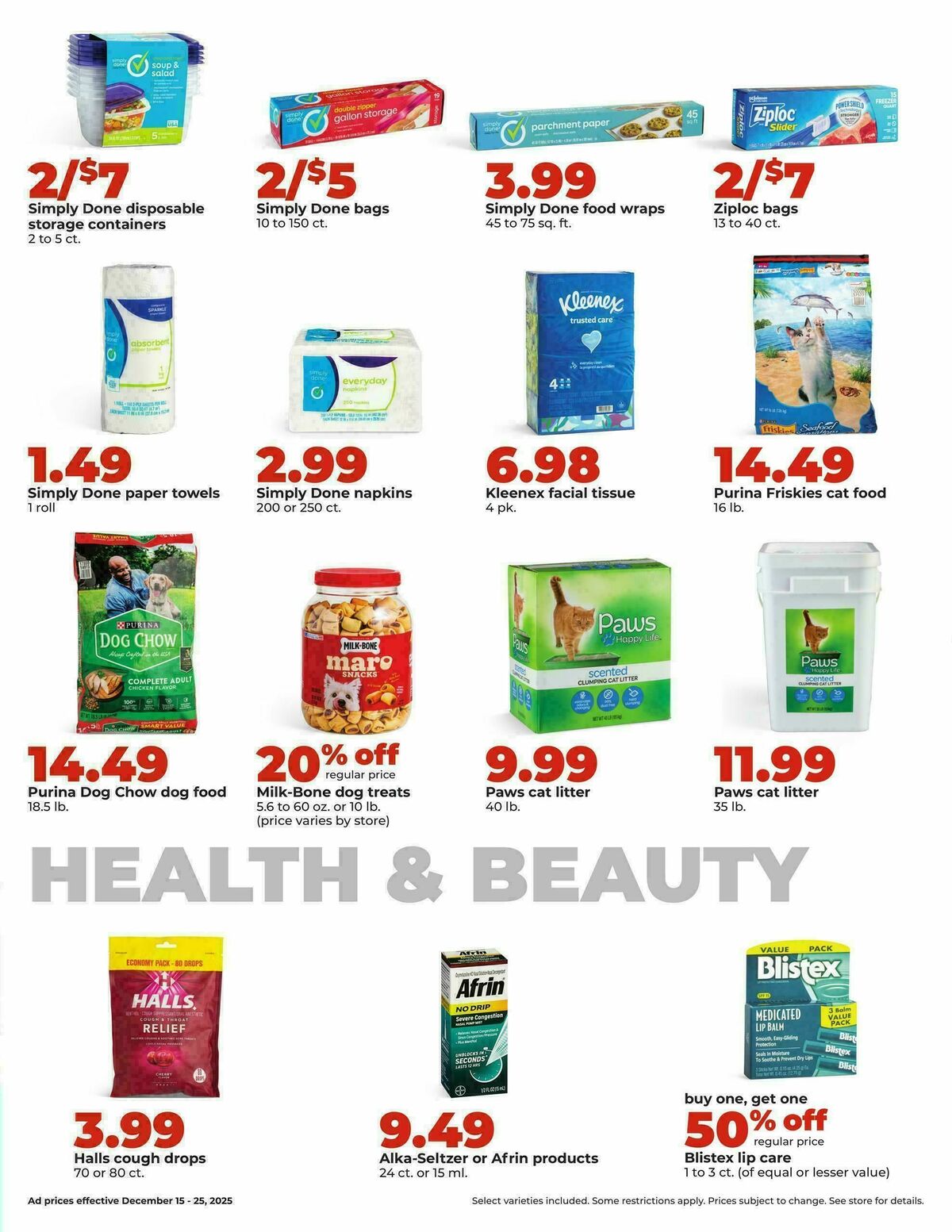 Hy-Vee Weekly Ad from December 15