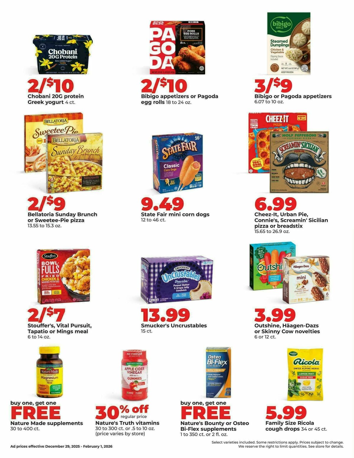 Hy-Vee January Deals Weekly Ad from December 29