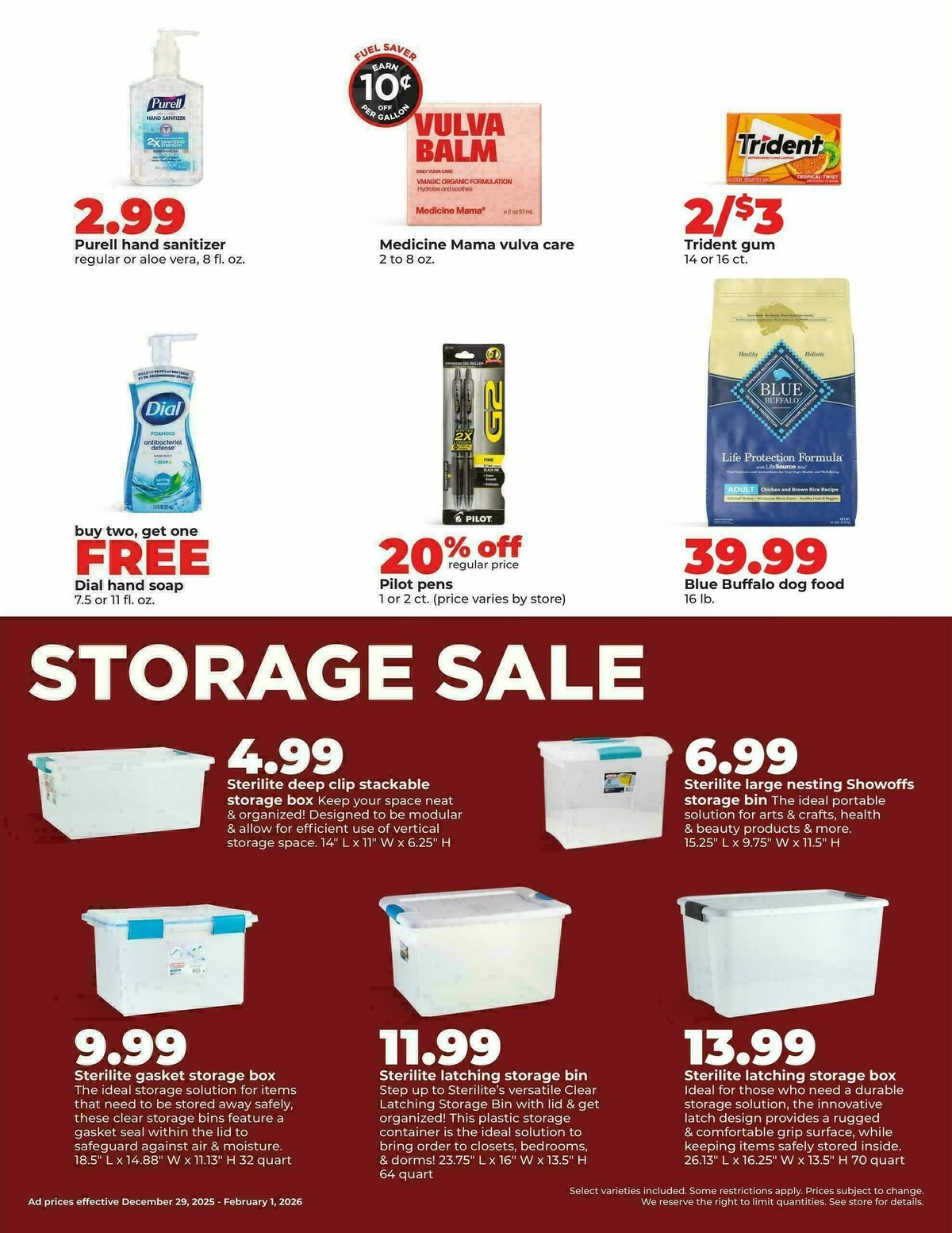 Hy-Vee January Deals Weekly Ad from December 29