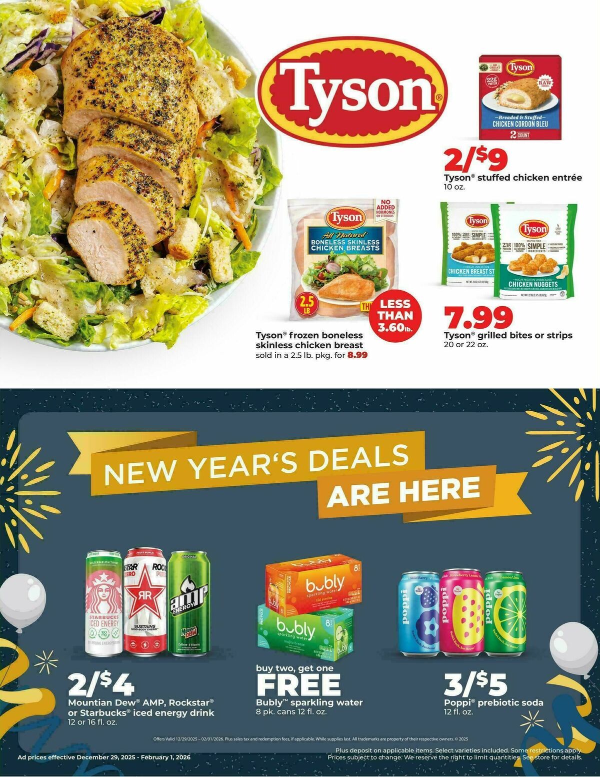 Hy-Vee January Deals Weekly Ad from December 29